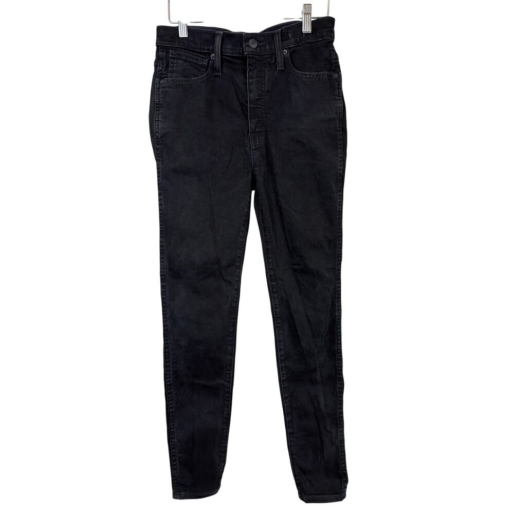 Madewell Classic Denim Black Straight Leg Jeans Size 27